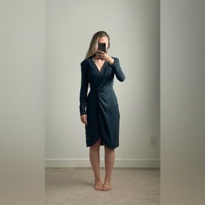 Aritzia Babaton Dress in Forest Green